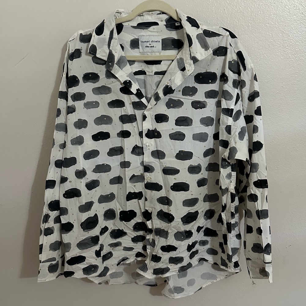 Tsumori Chisato x Niko and… Collaboration Cat Cloud Shirt